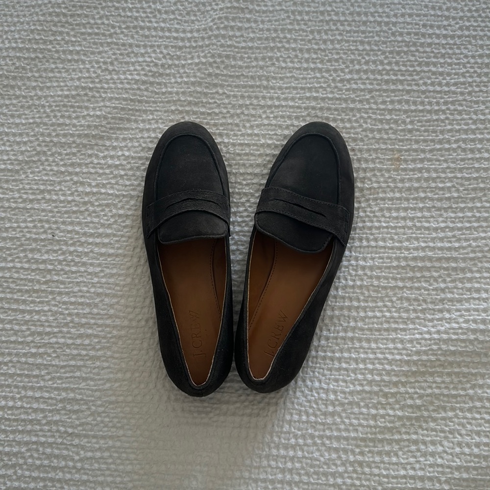 J. Crew Grey Suede Loafer - Never Worn